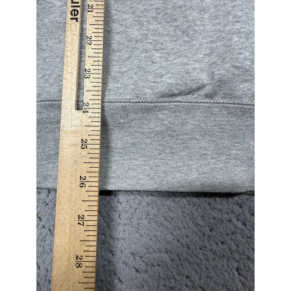Jordan Hoodie Mens M Gray Sleeveless Fleece‎ Pullover Graphic Logo 833922-063